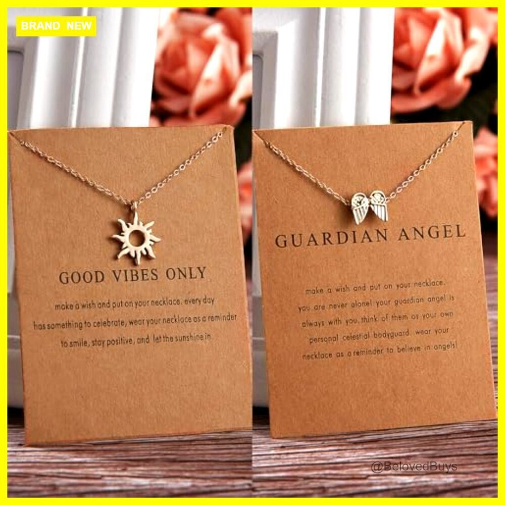9 Piece Gold Plated Necklace Set with Butterfly Pendant Choker - Picture 6 of 7
